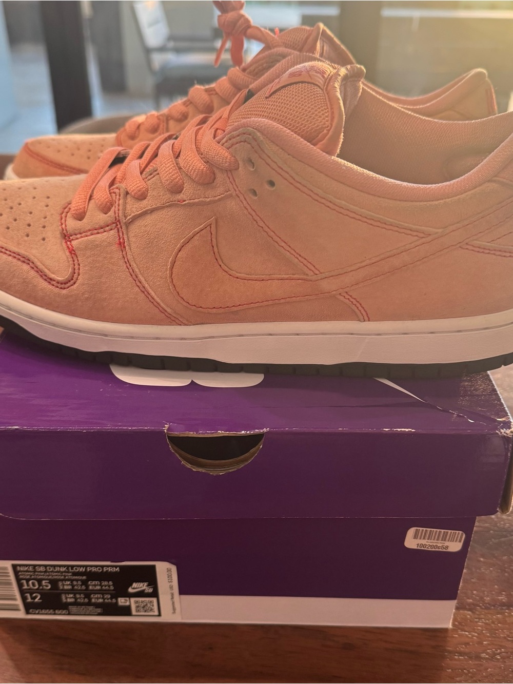 Nike SB Dunk Low PRO PRM Atomic Pink Size 10.5 Mens US